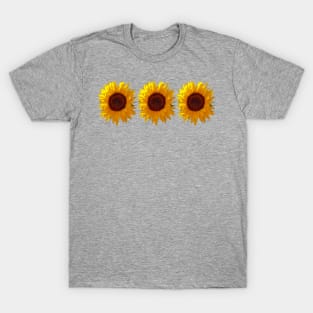 Three Sunflowers for Mothers Day T-Shirt